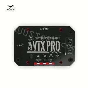 HGLRC Zeus VTX PRO 1.6W 5.8G 40CH Pitmode 25mW 400mW 800mW 1.6W ayarlanabilir FPV VTX dahili mikrofon 7-36V FPV uzun menzilli - Product Image 4