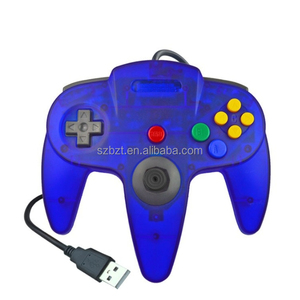 Para Nintendo 64USB Wired Gamepad para Host N64 Controller Gamepad Joystick para Classic 64 Console Games para Mac Computer PC