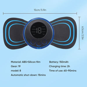 <span class=keywords><strong>Mini</strong></span> parche de masaje de carga para espalda, hombros y cuello con instrumento inteligente de acupuntura de pulso - Product Image 3