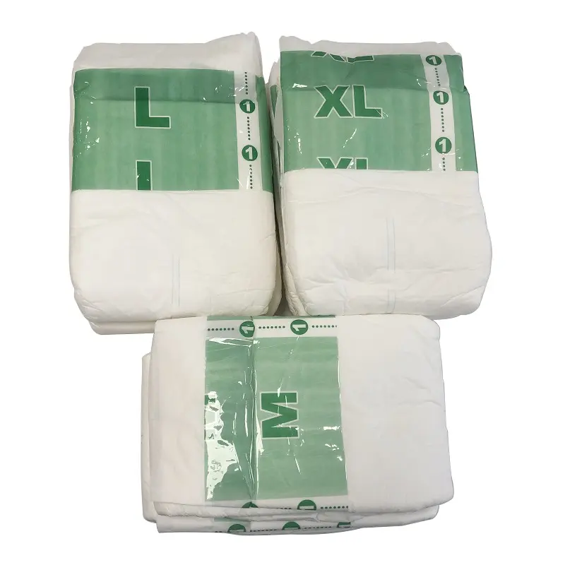 Wholesale Price Ultra Thick Cheap Diaper Adult Strong Water Absorption High Adsorption Disposable Adult Diaper