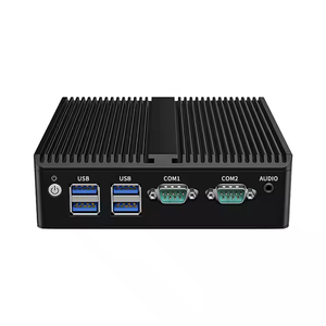 CAIXUNIPC barato sin ventilador Mini Pc Intel N100 2 * LAN 2 * COM DDR4 M.2 HD/DP 6 * USB Win10 Linux Ubuntu X86 Mini computadora industrial - Product Image 3