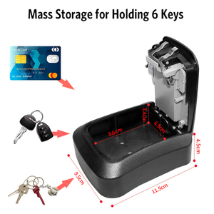 Waterproof IP65 Wall <strong>Mounted</strong> Tuya Ttlock App Storage <strong>Hide</strong> Security Safe Digital Code Smart Key Lock Box - Product Image 5
