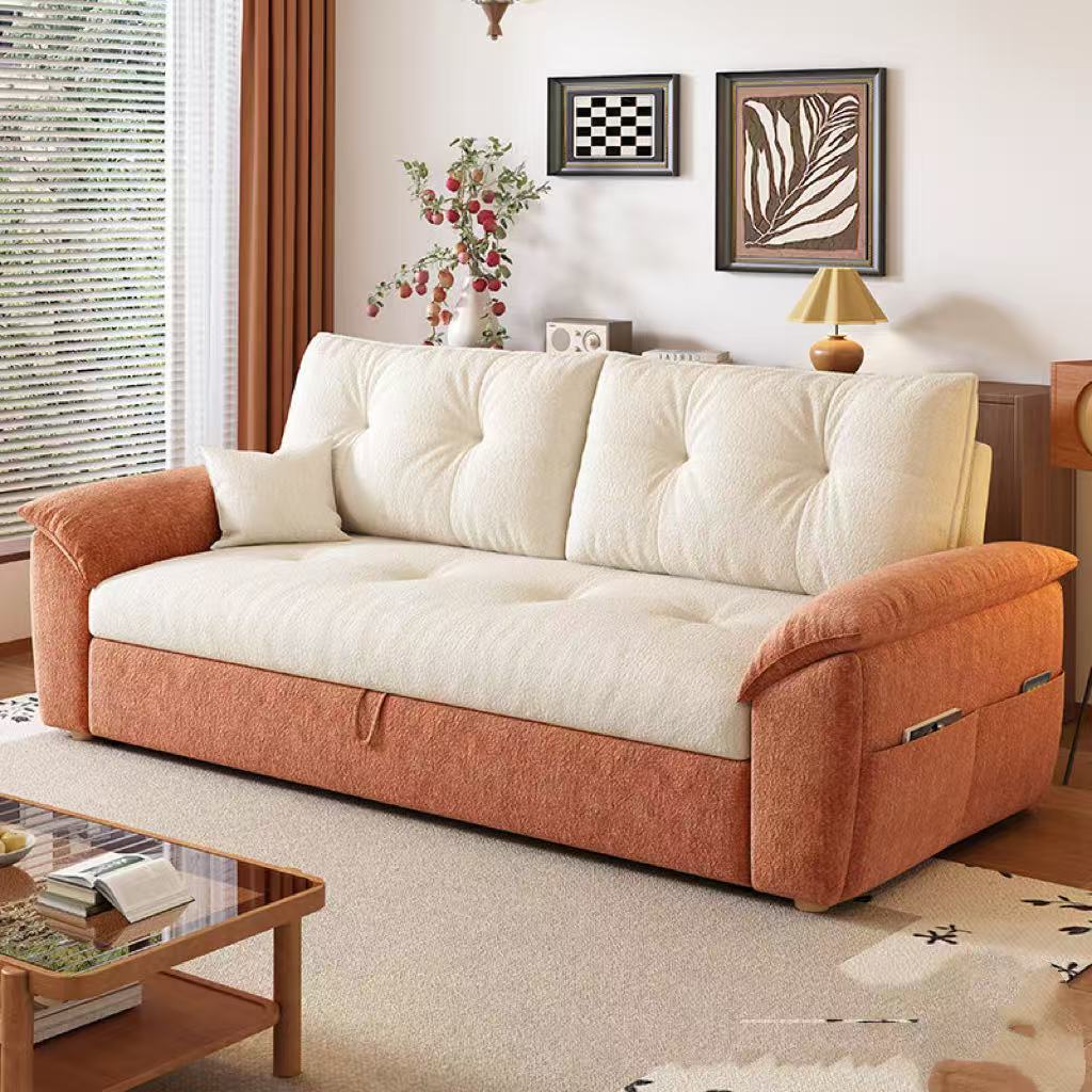 Blanc et orange