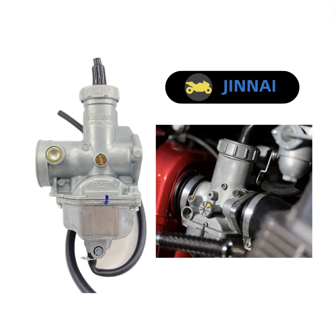 JINNAI मोटरसाइकिल इंजन कार्बोरेटर PZ27 PD27 150cc मोटरसाइकिल कार्बोरेटर के लिए होंडा, carburetors