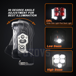 OVOVS Oem ไฟ Led สำหรับรถยนต์,ไฟโลโก้ Drl ลำแสงสูงต่ำไฟทำงาน Led 7นิ้วสำหรับยานพาหนะออฟโรด4x4 - Product Image 2