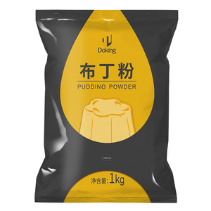 Doking热销水果味布丁混合粉水果果冻布丁草莓布丁泡茶浇头