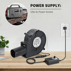 12V 2.7a endüstriyel DIY Turbo Fan yüksek hava hacmi 5500 Rpm çift bilyalı rulman değişken hız kontrol DC Turbo santrifüj - Product Image 6
