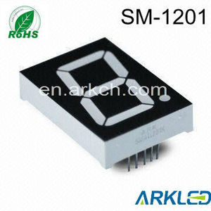 จอแสดงผล Led 7ส่วนสีคู่2.3นิ้วจอแสดงผลเจ็ดส่วน1.2 ''1หลัก