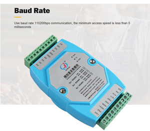 Huaqingjun 8-Channel RS485 <strong>Modbus</strong> 0-5V 0-10V <strong>Analog</strong> <strong>Input</strong> Module for Light Intensity Meter - Product Image 3