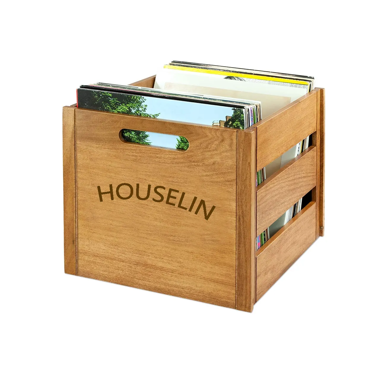 Nesting cesta de embalagem de madeira, caixa de armazenamento de batatas de madeira para vinho, frutas, vegetais, cerveja e bebidas, atacado