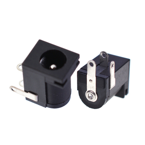 DC005B電源DCメスジャック5.5 * 2.5Mmソケットバレルタイプ垂直タイプPCBマウントコネクタ - Product Image 1