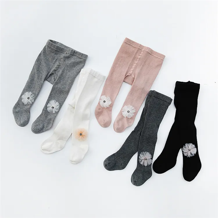 China Best Wholesale Websites Supply High Quality Newborn Baby Infant Flowered Leggings For Import