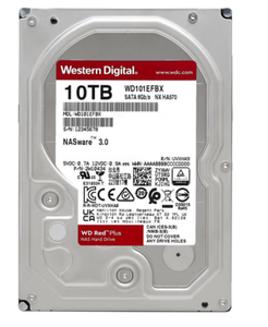 10TB Red PLUS NAS ฮาร์ดดิสก์ไดรฟ์ WD120EFBX 7200RPM Class SATA 6กิกะไบต์/วินาที256MB แคช3.5นิ้ว HDD ภายในสำหรับการประยุกต์ใช้เซิร์ฟเวอร์ - Product Image 3