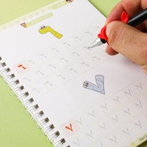 4 kitap/set arapça sürüm sihirli kitap yazma kontrol kalem eğitim sayfası uygulama Copybook öğrenme arapça eğitim kitapları - Product Image 5