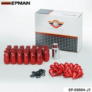 Epman-rèn nhôm <span class=keywords><strong>Lug</strong></span> Nut khóa thiết lập với gai W/Key m12x1.25/M12x1.5 aftermarket bánh xe hạt EP-E650H-JT - Product Image 2