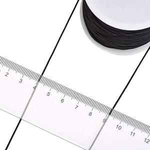 Wholesales Customized Size Round <strong>Elastic</strong> Rope White Black Color Polyester Rubber <strong>String</strong> <strong>Elastic</strong> Rope