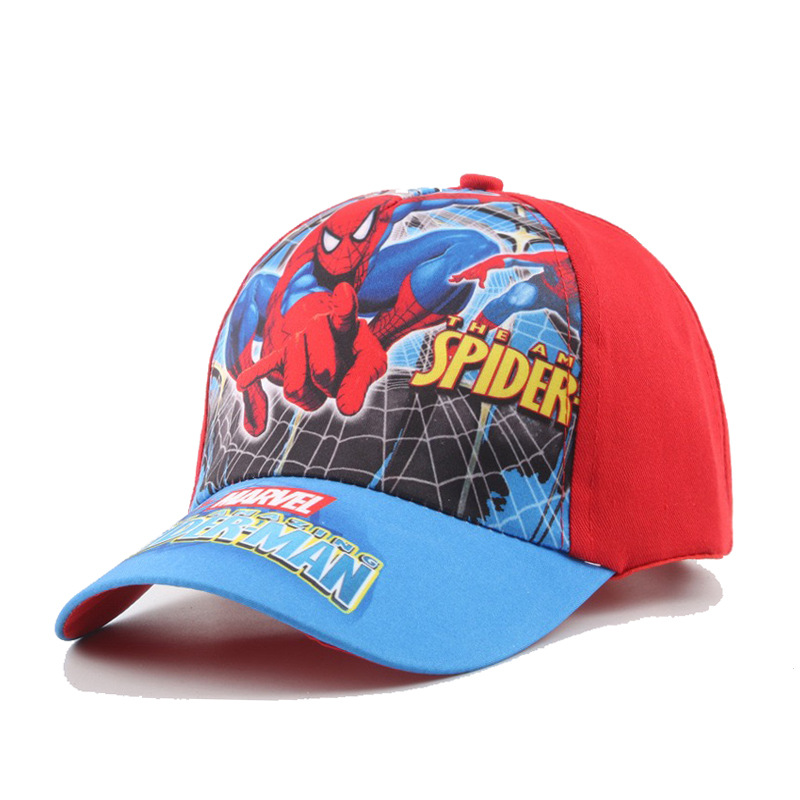 Aml-cloth hat spider web letter red
