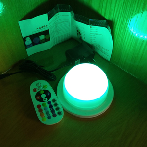 テーブルライトの下に充電可能38 LED超明るいコードレスリモコン色結婚式用 - Product Image 3