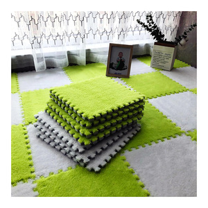 30*30*1.5cm lồng vào nhau Thảm xù xì mềm EVA bọt Thảm Fluffy Câu Đố thảm sàn mat - Product Image 2