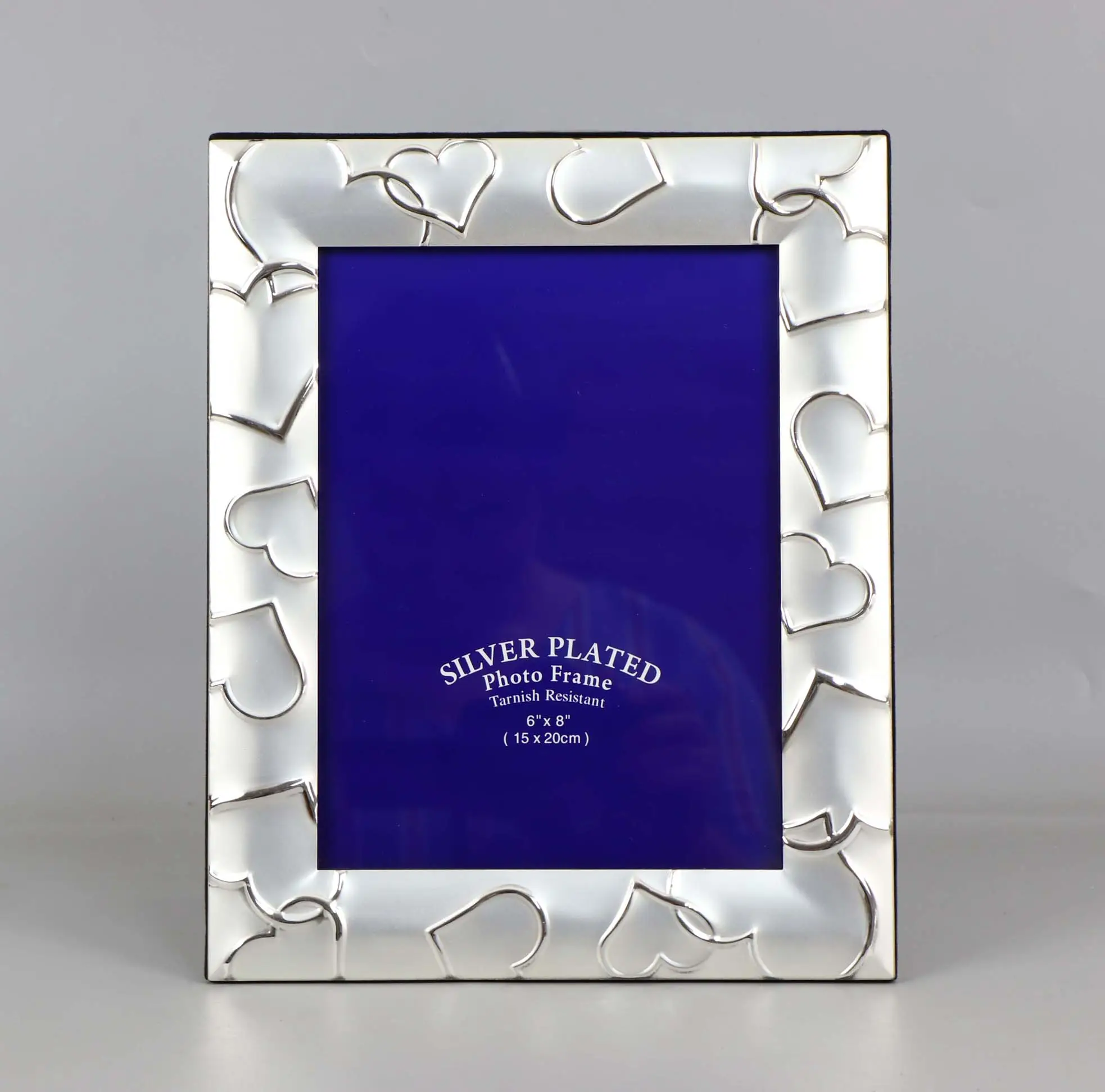 Wedding photo frame, Heart-shape picture frame, Metal frame table art