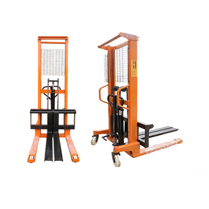 プロのカスタム高品質手動フォークリフト手動パレットフォークスタッカー1トン手動スタッカー - Product Image 1