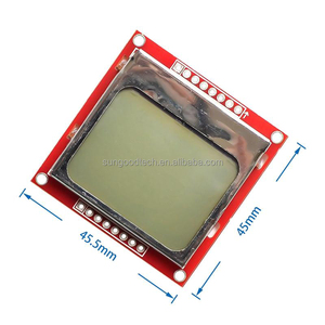 Nokia5110 LCD pantalla roja módulo LCD PCB rojo de alta calidad