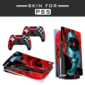 New trend <strong>ps</strong> 5 optical drive digital version of the game case full body stickers host controller anti-slip skin play station 5 - Product Image 3