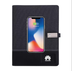 Agenda de negocios personalizada de fábrica, Powerbank inalámbrico con logotipo LED, 8000mAh, 16G, disco Flash USB - Product Image 1