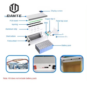 Yeni varış ab stok almanya stok polonya stok 48V 15KW DIY kitleri dikey lf280 LFP280Ah hücreleri olmadan 16S DIY kitleri - Product Image 4
