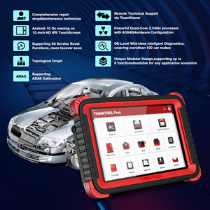 THINKCAR THINKTOOL Pros Auto Diagnostic Tool 10 Full System ADAS OBD2 Code Scanner 28 Reset <strong>Function</strong> Online <strong>Program</strong>