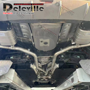 צינור פליטה לרכב לג'נסיס G70 2.0T 2017-2023 ביצועי מערכת פליטה לרכב מירוץ בריחה משתיק קול פליטה קטבק - Product Image 3