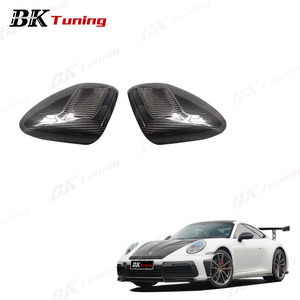 Bk כוונון <span class=keywords><strong>911</strong></span> 992 Carrera מפתח השדרוג בצד מסך כיסוי פחמן יבש מראה סיב פחמן יבש עבור כובעי מראה <span class=keywords><strong>911</strong></span> פורשה 992