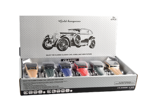 ของเล่นโลหะหล่อจากวินเทจ1:28,มีเสียงดึงกลับคลาสสิกรถ - Product Image 6