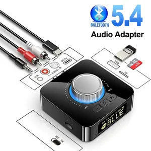 5.4接收器发射器遥控立体声音乐3.5毫米辅助插孔RCA tf卡车载电视电脑无线音频适配器 - Product Image 2