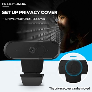 Chinese OEM ODM 1080P Webcam Autofocus 2k Webcam <strong>Camera</strong> With Slider Shutter Privacy Cover Light Correction - Product Image 3