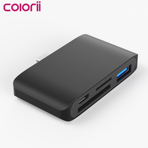 C4A lettore di schede nere 4 In 1 Hub Usb per iphone15 tipo c per carta campione gratuito per telefono Samsung - Product Image 6
