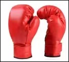 Boxing machine gloves