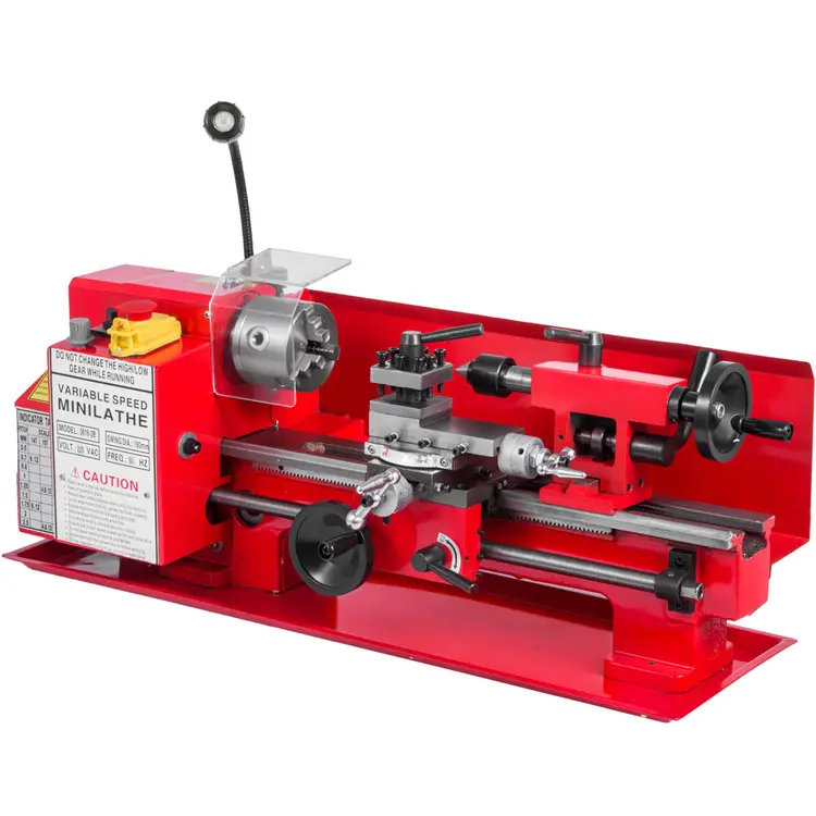 Tornos etal Erman de 7 y 12 pulgadas, Máquina manual de torno cnc de mesa de banco pequeño