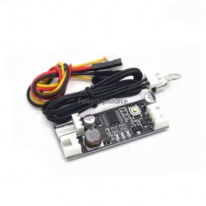 シングルチャネル12VDC PWM2-3スピードコントローラーシャーシコンピューターファン温度制御ノイズリダクションモジュール - Product Image 2