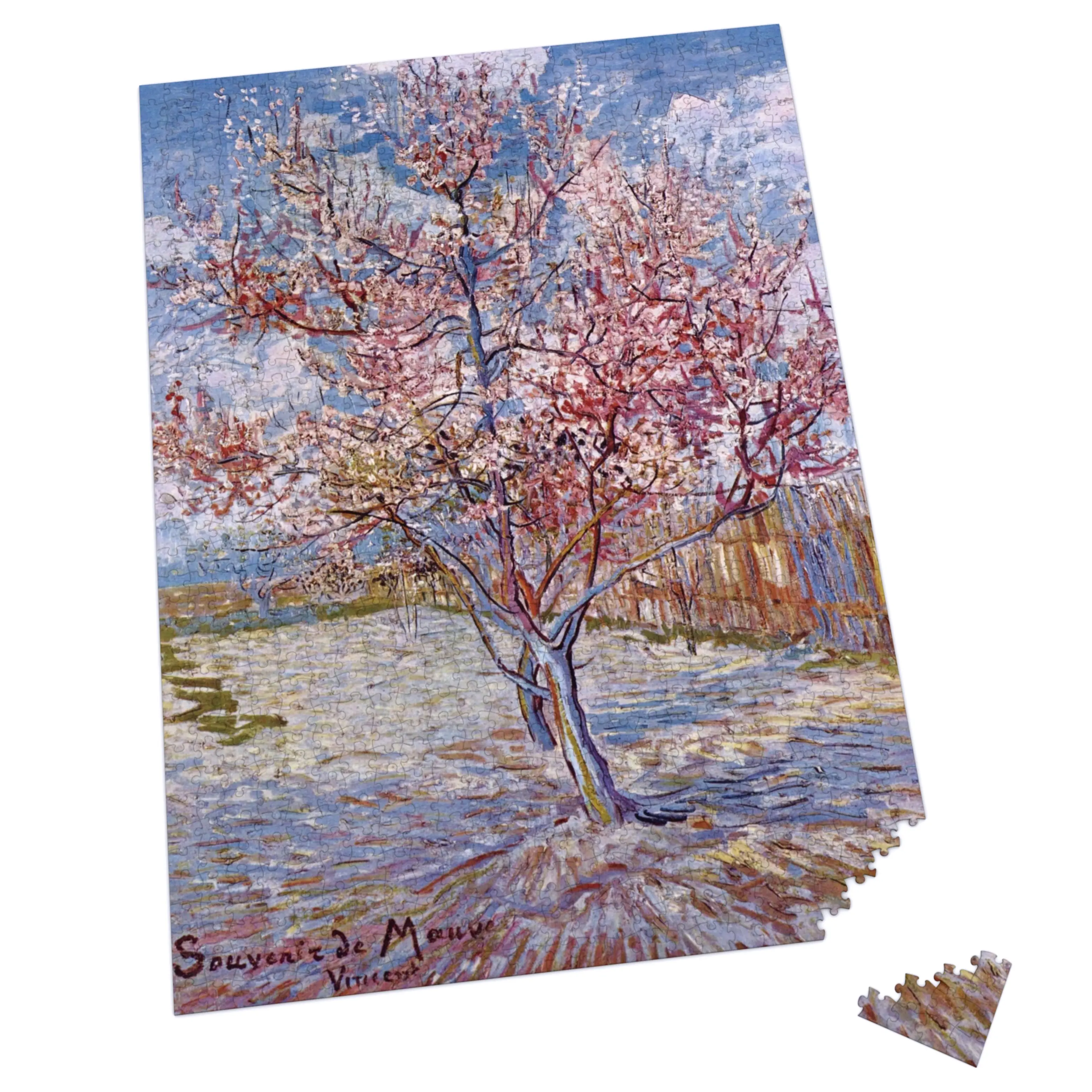 Pink Cherry Tree Educational Game Gift Wall Decorations 1000 pcs jigsaw puzzle gift for children&adult