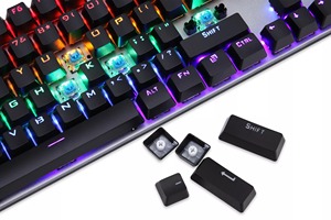 Hot Gaming Mechanical Wired <strong>Keyboards</strong> RGB Backlit 104 <strong>Keys</strong> LED USB <strong>Keyboard</strong> for <strong>Computer</strong> Tablet PC - Product Image 5