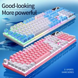K500 104 Keys Wired <strong>Keyboard</strong> Mixed Color Usb Pc <strong>Computer</strong> Rgb Backlit Mechanical Feel Gaming <strong>Keyboard</strong> for Office and Gamer - Product Image 4