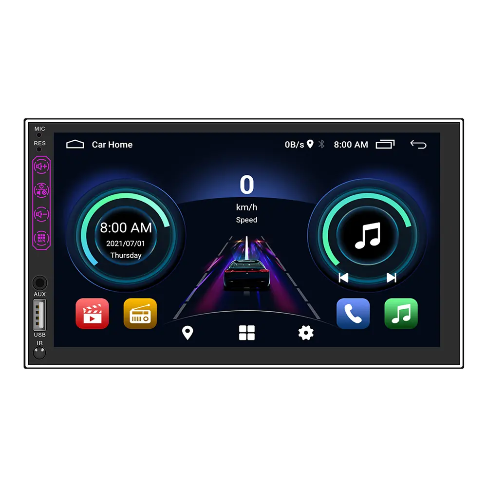 China Lieferant Android 10 Eingebauter USB FM Multimedia 7 ''Auto DVD Radio Player Für Benz BMW E92 Peugeot 207