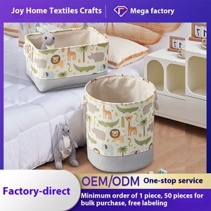 Phim Hoạt Hình Vải Đồ Chơi Lưu Trữ Hộp Lớn Dày Gấp Lưu Trữ Giỏ Cho Trẻ Em Của Quần Áo Bẩn Bé Đồ Lặt Vặt Vải Bền - Product Image 5