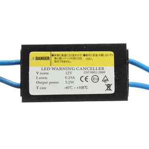 T10 T15 194 W5W 168 921 LED ampul Canbus hata ücretsiz uyarı Canceler dekoder direnç kondansatör tel adaptörü 12V 0.29A - Product Image 5