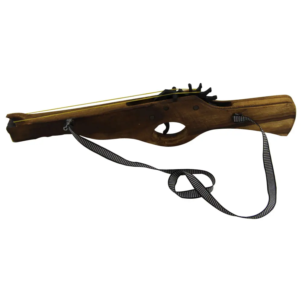 Giocattolo educativo elastico giocattolo pistole sparatutto gioco ragazzo in legno pistola giocattolo