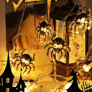 Battery Operated Halloween Decorations Silicone Skeleton Pumpkin Ghost <strong>String</strong> Lights for Diy Haunted House <strong>Creating</strong> Horror Decor - Product Image 2