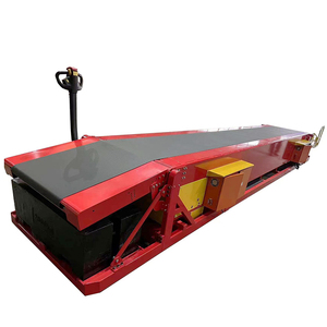 Cinta transportadora telescópica de 4 extensiones, para contenedor y carga y descarga de camiones