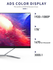 Sharerdp 23.8นิ้ว i3แกน/i5/1115G4 i7/1215U ออล-อิน-วันเดสก์ท็อปพีซีสีขาว/ดำระบบการสอนธุรกิจ Barebone พร้อมขาตั้ง LCD - Product Image 2