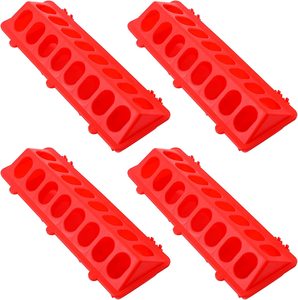 18/28 delikli yeni tip gözenekli güvercin plastik Flip-Top besleyici, kullanımı kolay - Product Image 3